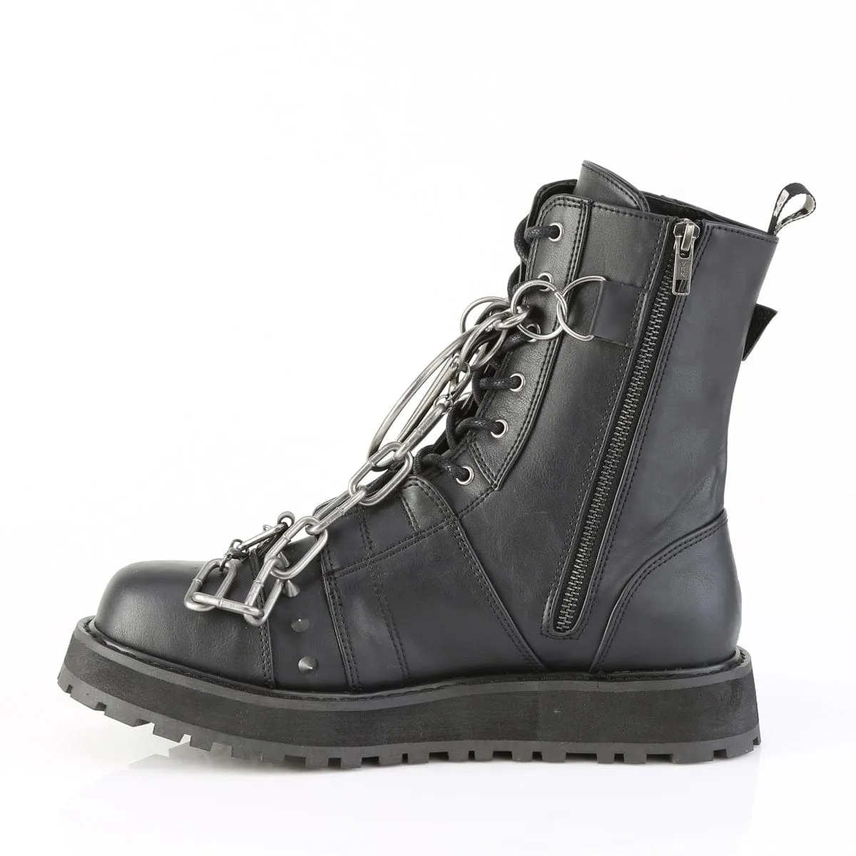 Rock Path VALOR-204 Black Vegan Leather