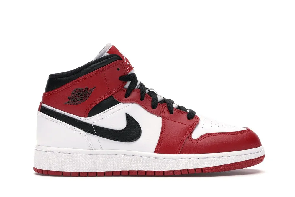 Jordan 1 Mid Chicago 2020 (GS) Easy To Clean