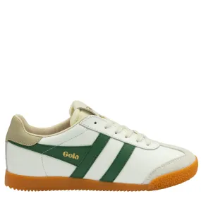 Sweat Resistant Standing Workers Path Free Gola Classics Women's Elan in White/Green