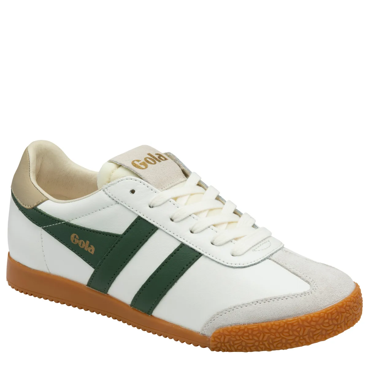 Gola Classics Women's Elan in White/Green Virtual Step