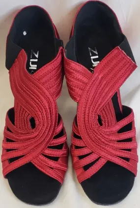 Modern Bold Tech Knit 3.35" Hosta -- Women's Latin Sandal