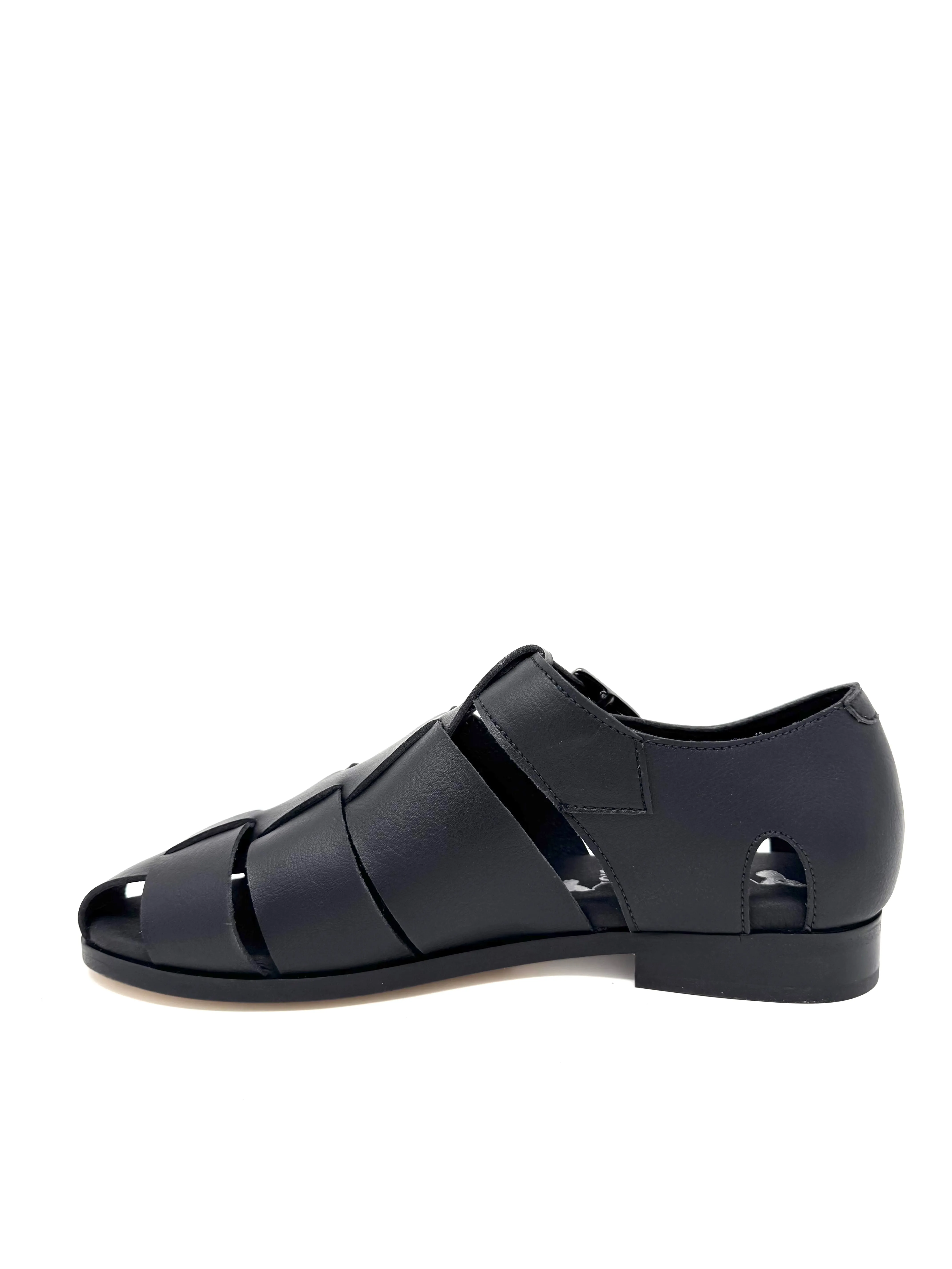 Modern Courtney Sandal in Black from Novacas