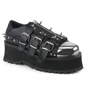 Arch Fit GRAVEDIGGER-03 Black Vegan Leather