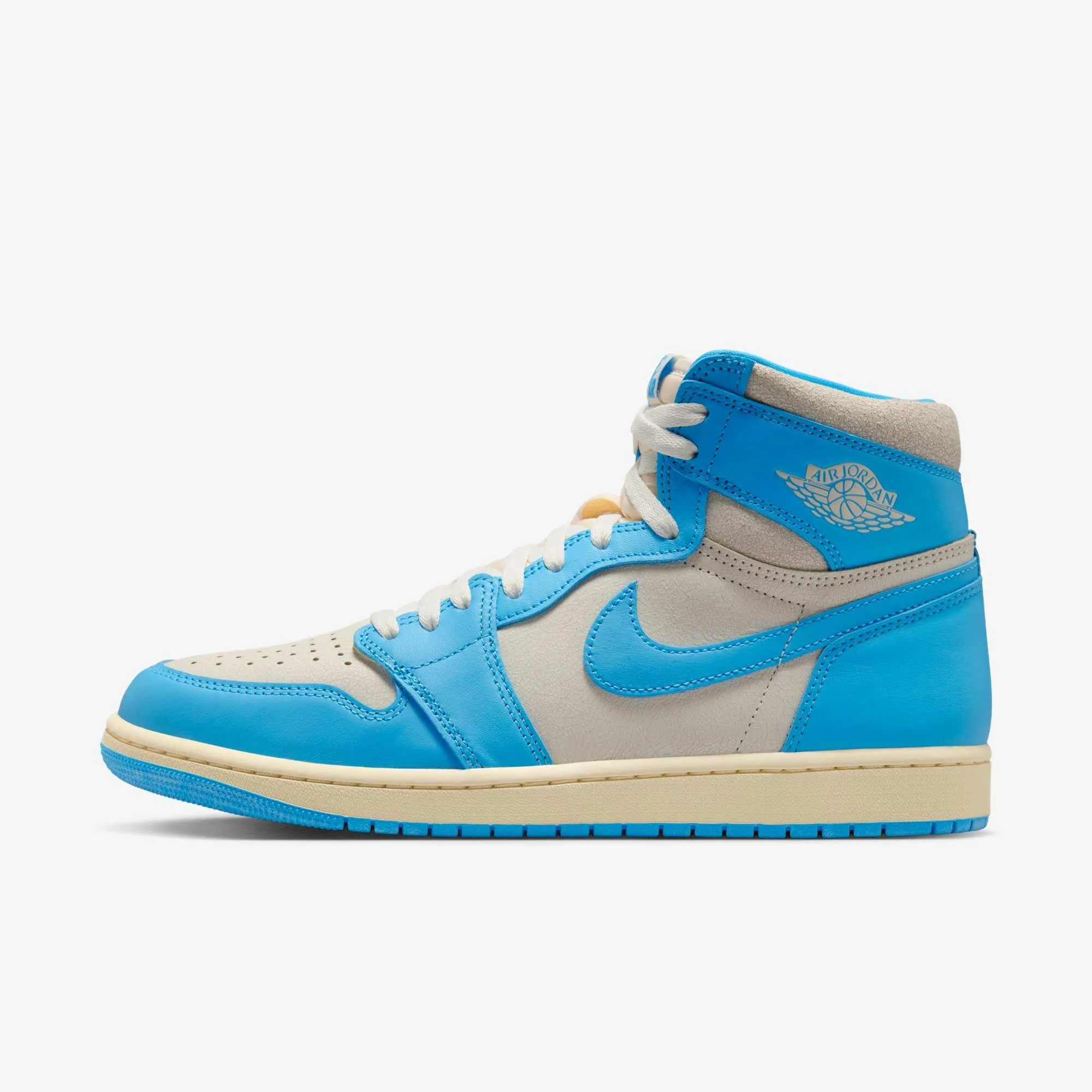 (Men's) Air Jordan 1 Retro High OG 'Reimagined UNC University Blue' (2025) DZ5485-402 Slip On Elastic Gusset