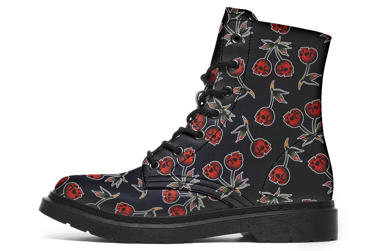 Skull Cherry Boots Global Fit
