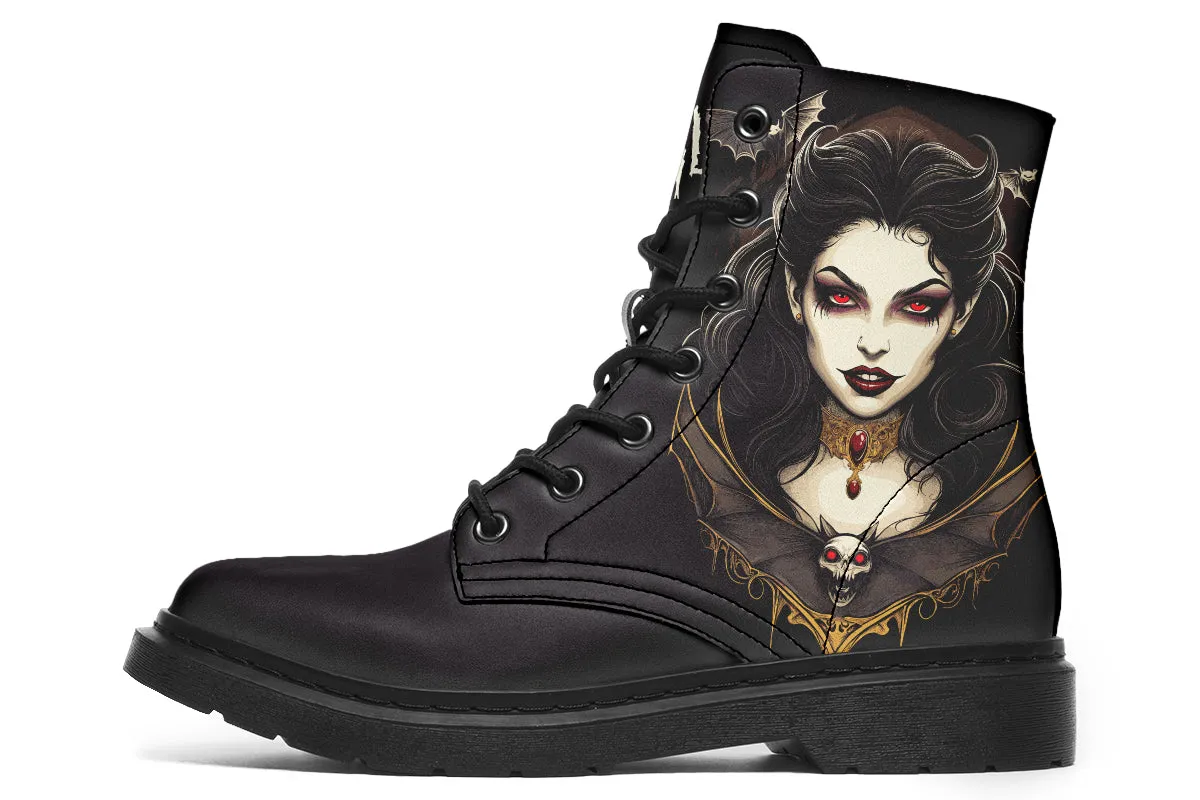 Neo Traditional Vampire Girl Boots Frost Safe Cushioned heel