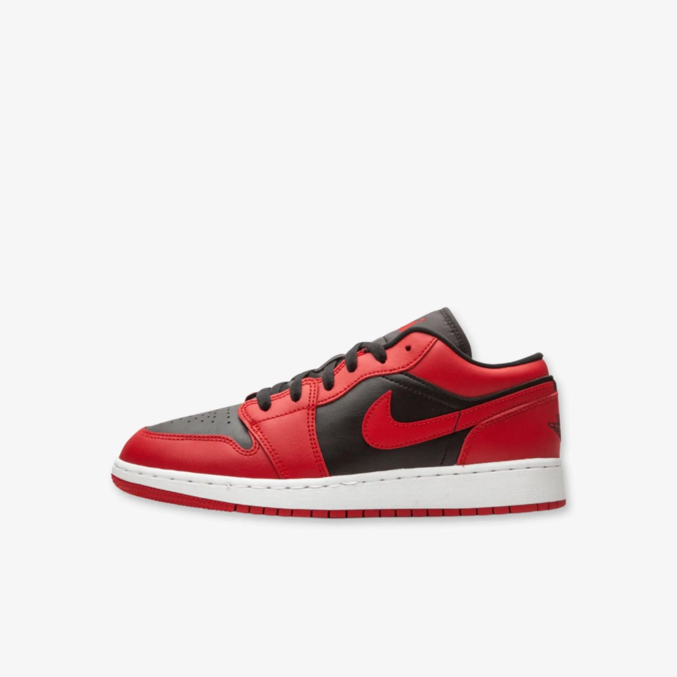(GS) Air Jordan 1 Low 'Reverse Bred' (2020) 553560-606 perforated panels