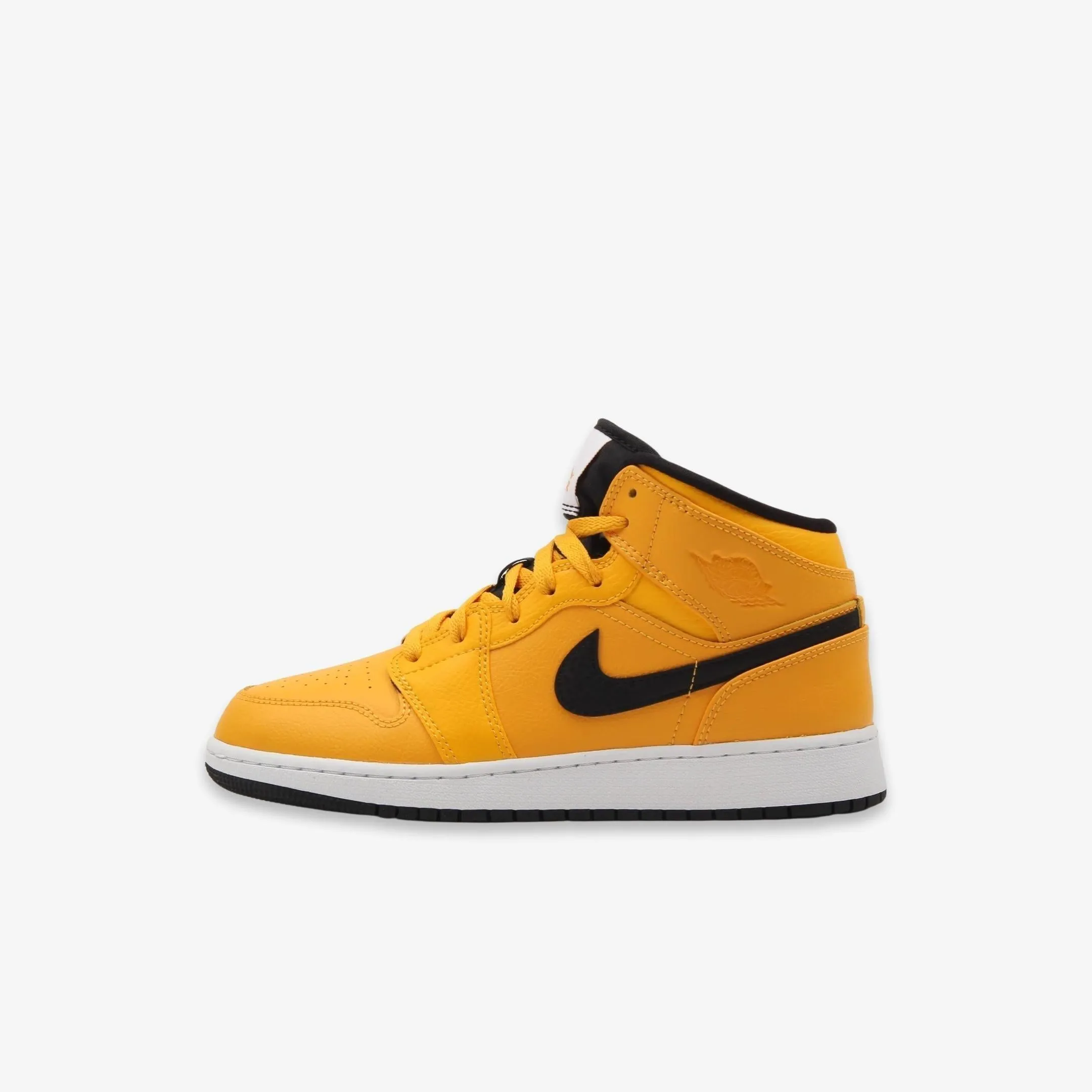 (GS) Air Jordan 1 Mid 'University Gold' (2019) 554725-700 High Traction Grip Sneaker Exchanges