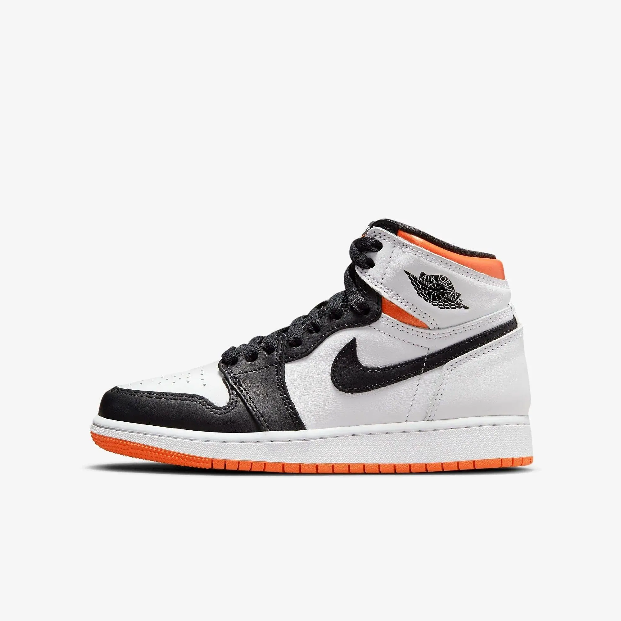 (GS) Air Jordan 1 Retro High OG 'Electro Orange' (2021) 575441-180 Adaptive Lace Tension Aerobic Flex Sole
