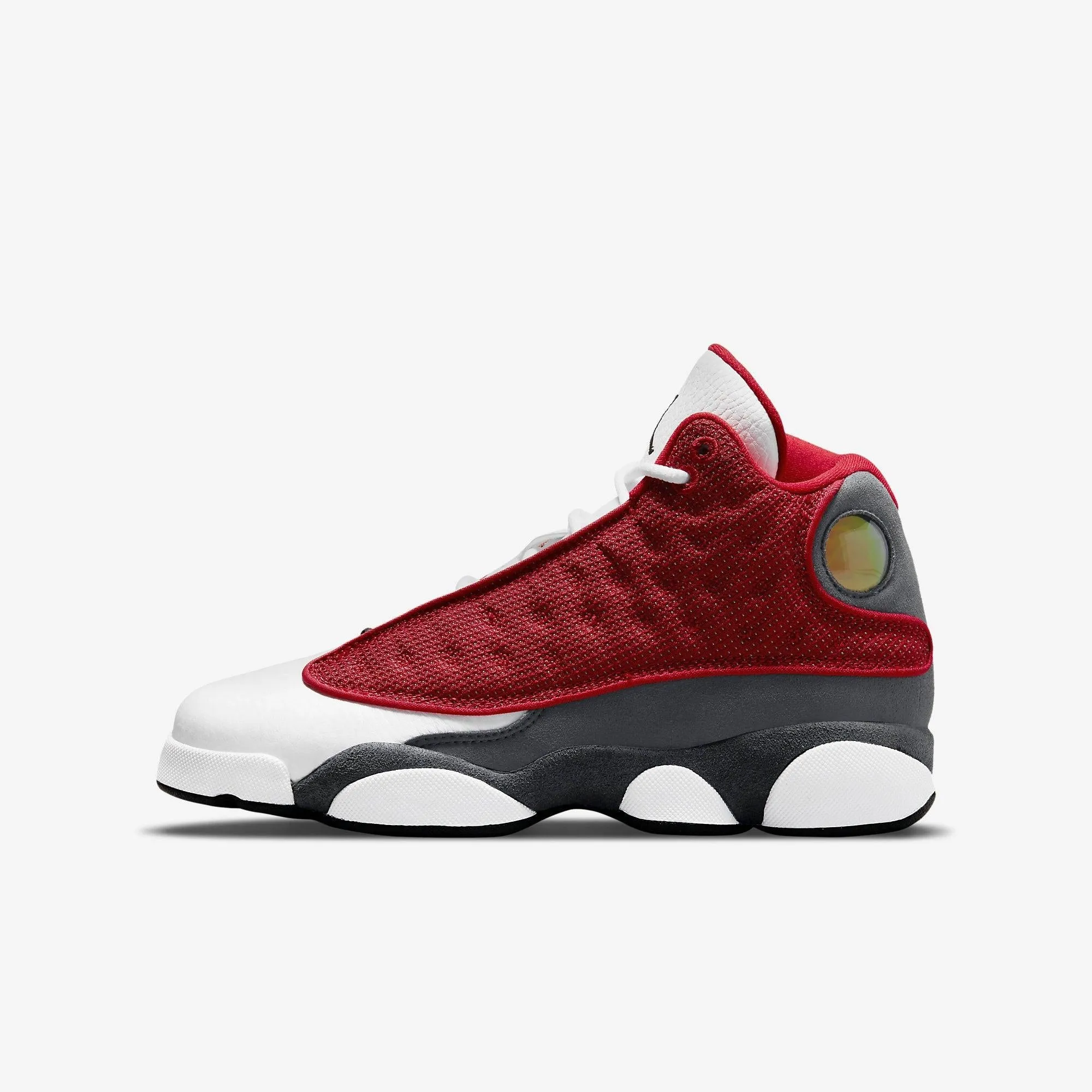 Street Ready Seamless construction (GS) Air Jordan 13 Retro 'Red Flint' (2021) 884129-600
