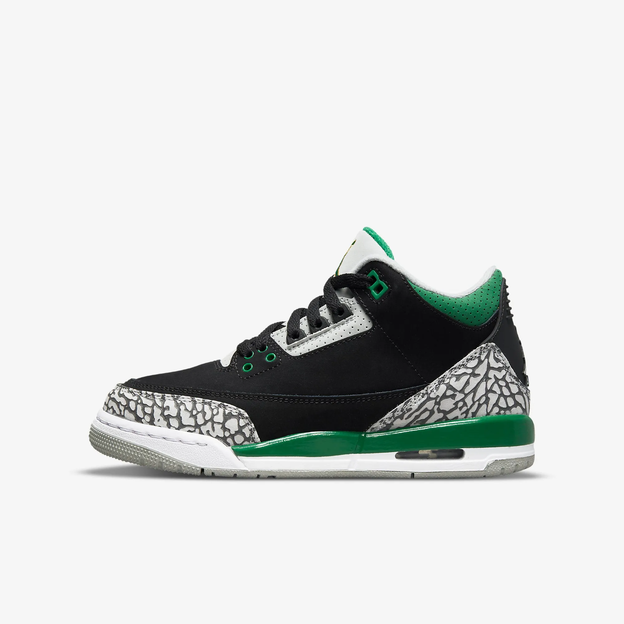 (GS) Air Jordan 3 Retro 'Pine Green' (2021) 398614-030 Quick Slip