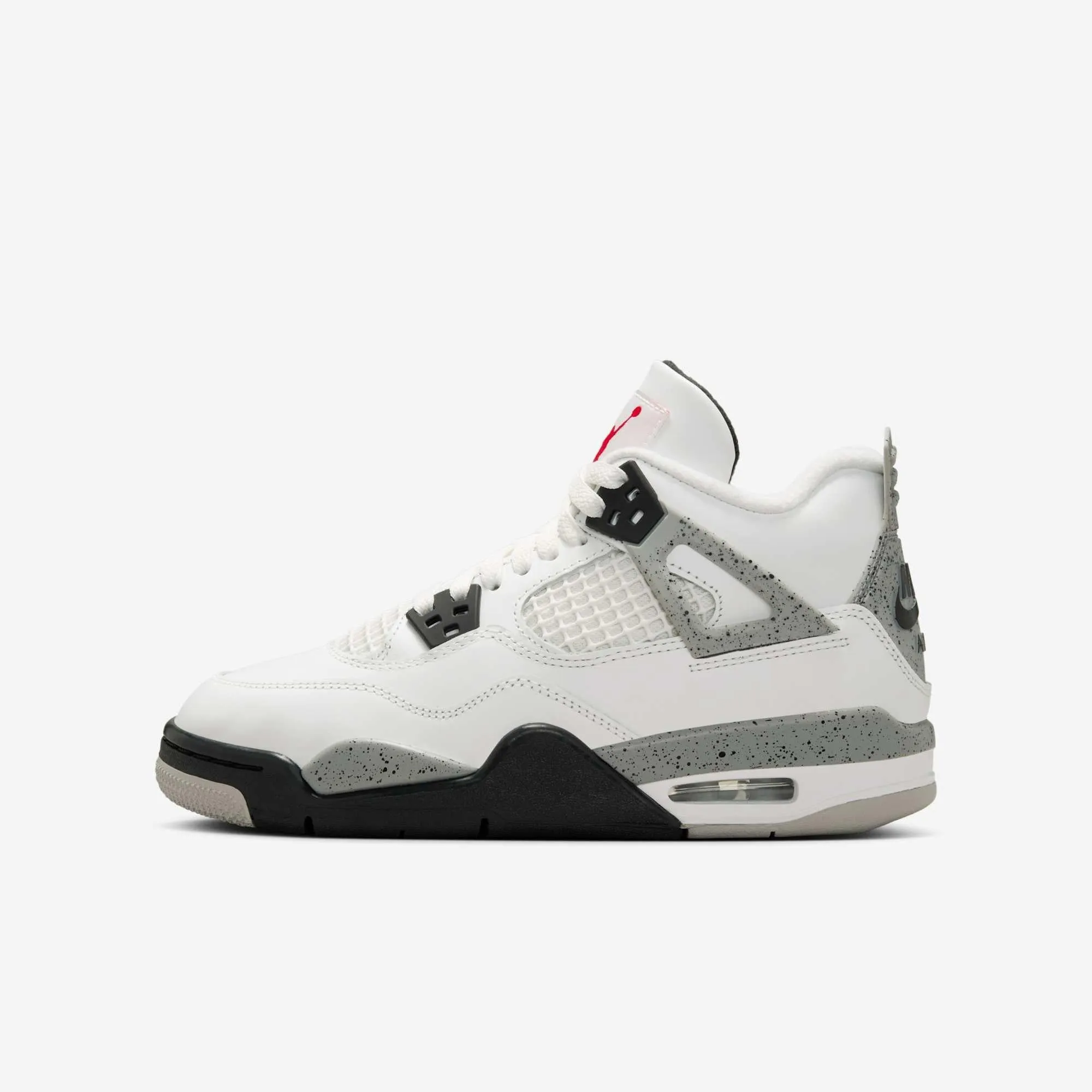Soft Knit Airflow Channel System (GS) Air Jordan 4 Retro 'Reimagined White Cement' (2025) IB4171-100