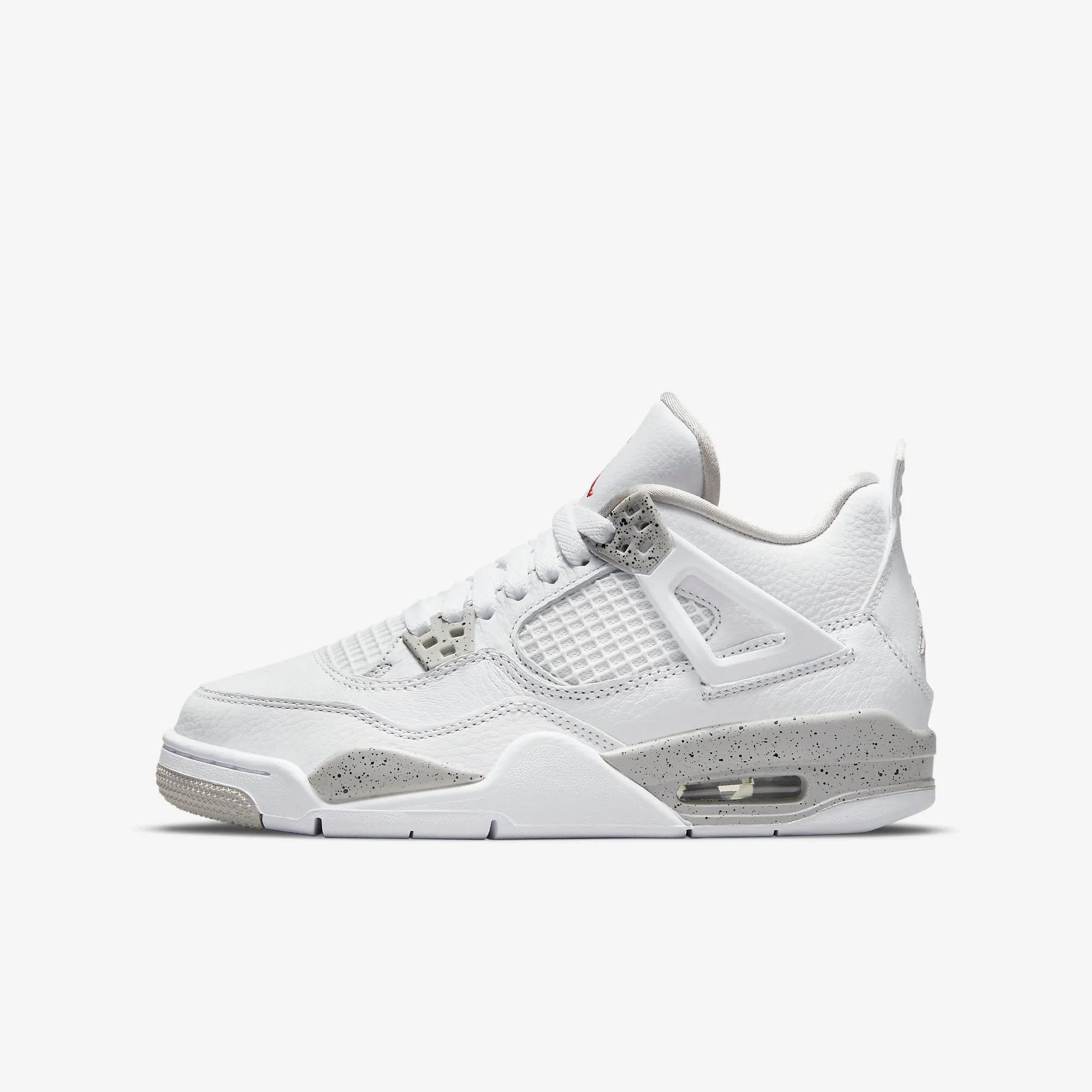All-Season Wear Soft Grip (GS) Air Jordan 4 Retro 'White Oreo' (2021) DJ4699-100