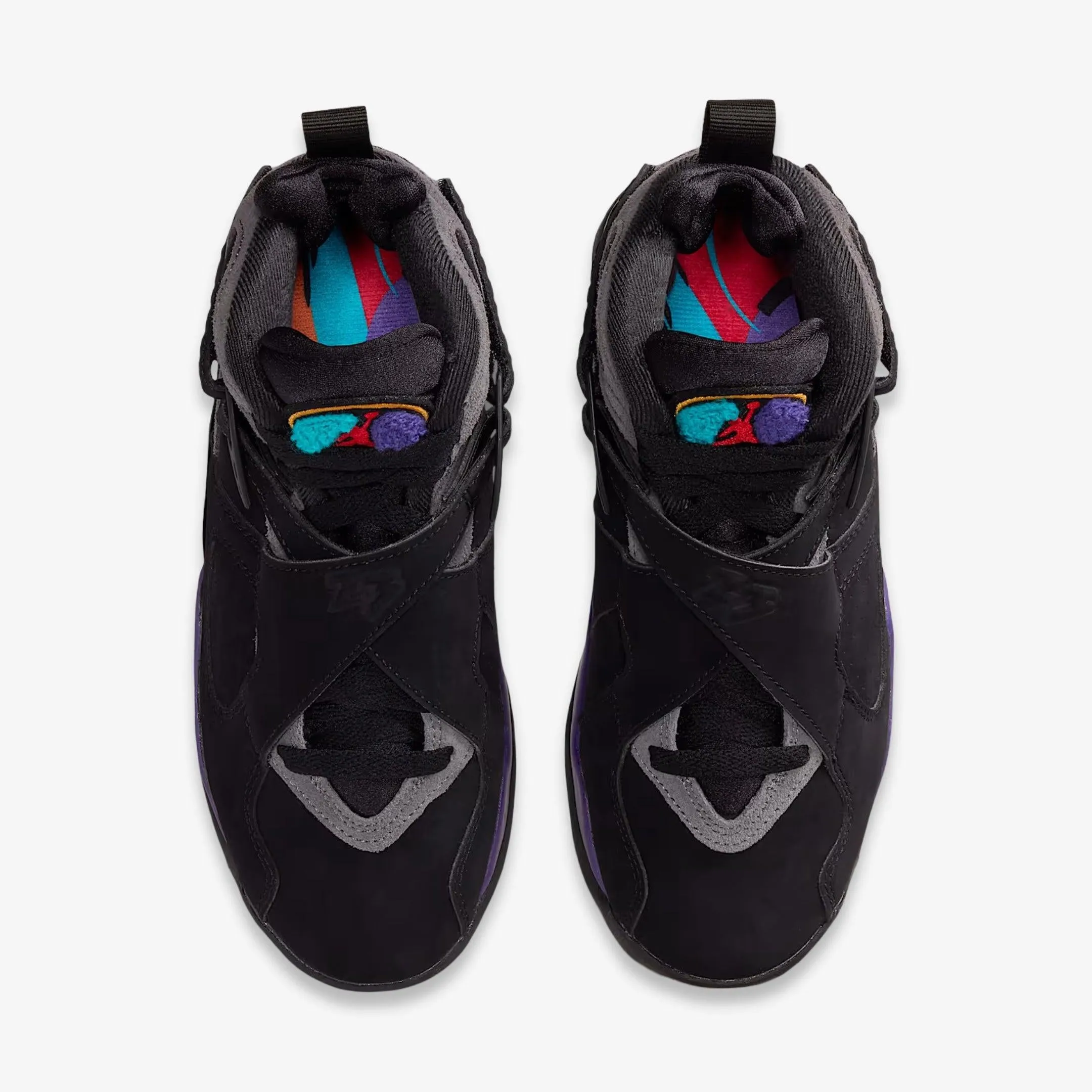 Low Top (GS) Air Jordan 8 Retro 'Aqua' (2025) 305368-006 Abrasion Proof Stitching Practical
