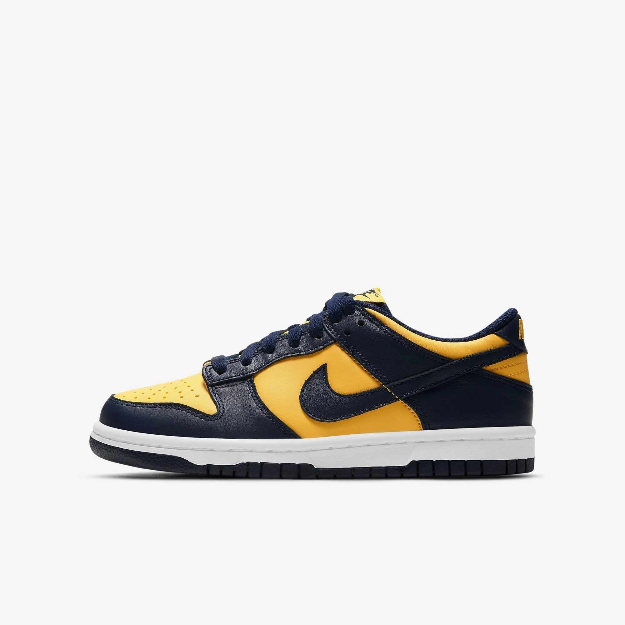 (GS) Nike Dunk Low 'Michigan Wolverines' (2021) CW1590-700 All   Purpose Layered Traction Grid