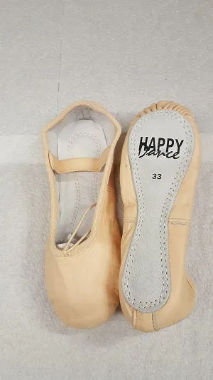 Juliana -- Leather Full Sole Ballet -- Salmon Pink Cold Tone