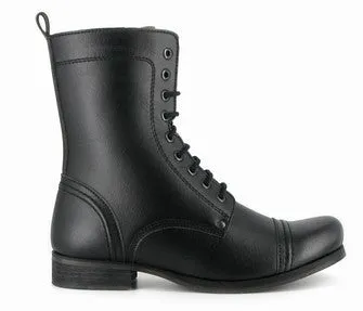 Vintage Boot in Black from Vegetarian Shoes Flexible Frame Daily Walks Flexible Frame All Day Worker
