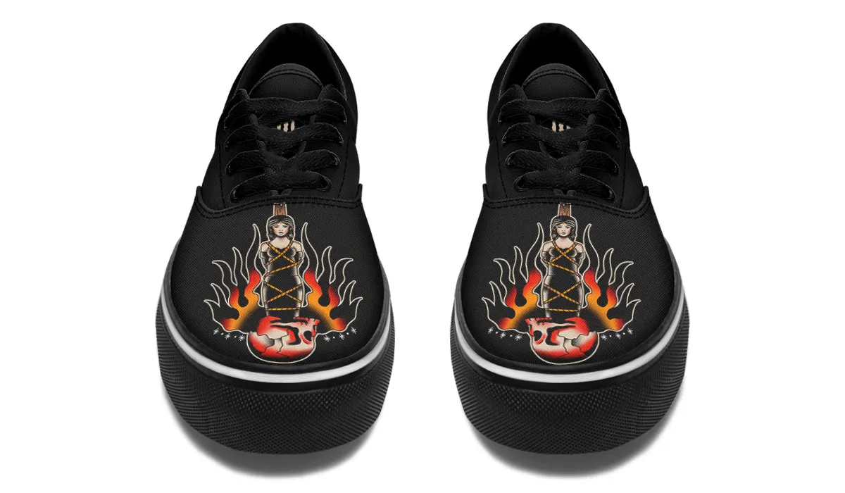 Can't Burn Us All Classic Shoes Low Arch Future Walk