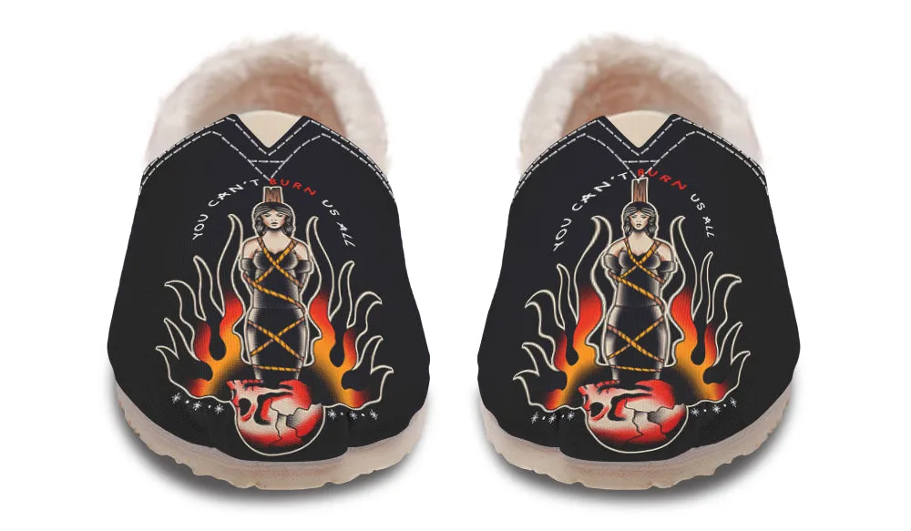 Can't Burn Us All Winter Casual Shoes Good Traction