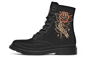 Month Strong Japan Neat Skeleton Hands Boots