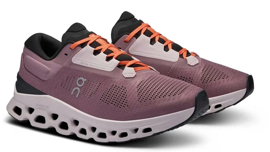 On CloudStratus 3 Quartz Lily (Women??s) Comfort Upper City Edge