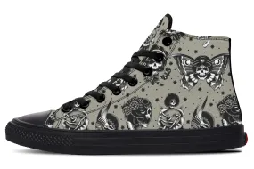 Classic Dead Girls High Tops Weekend Casual