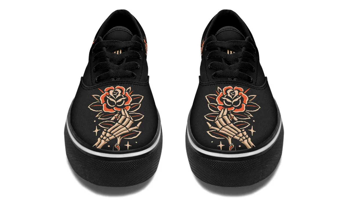 Skeleton Hands Classic Shoes Coastal vibe