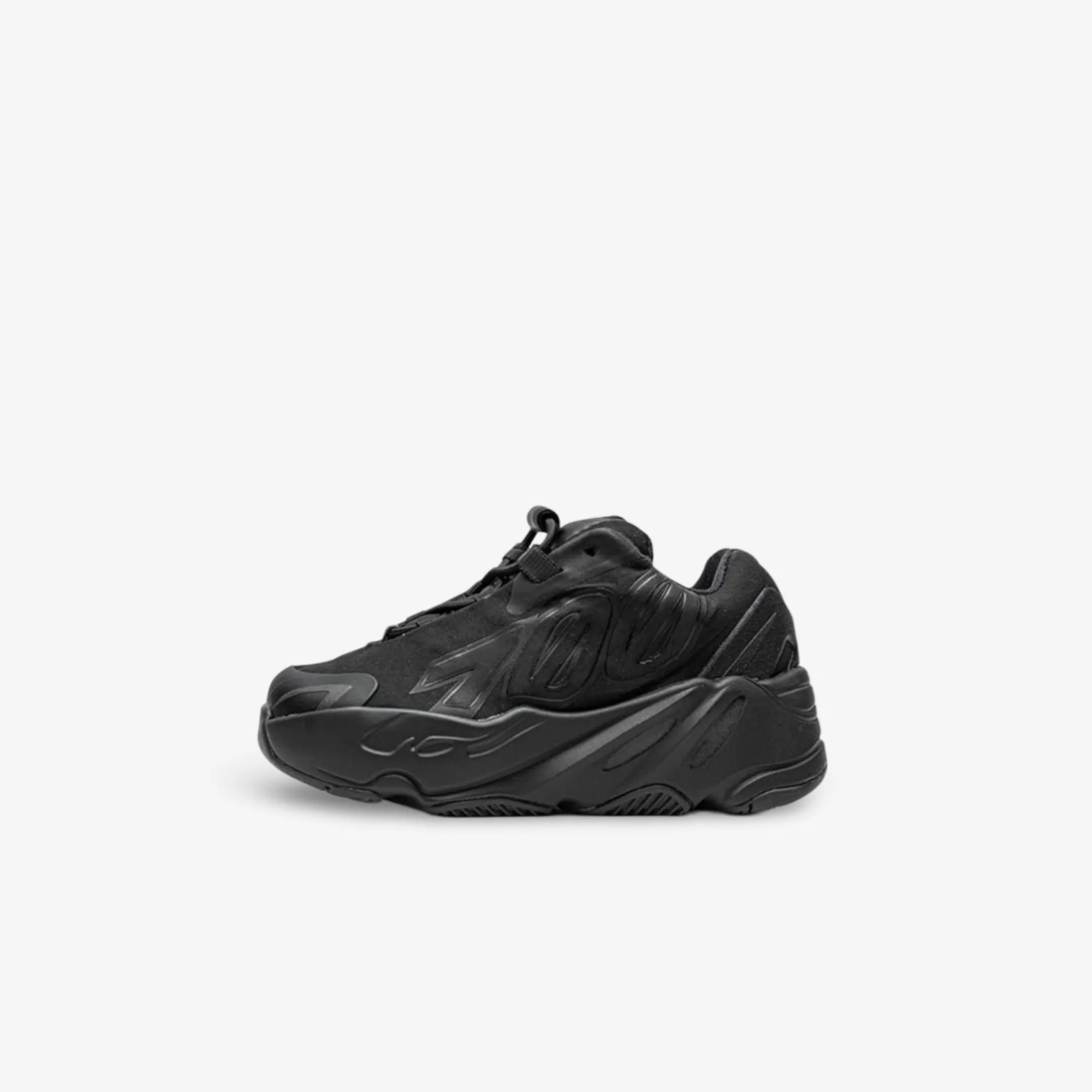 (Infant) adidas Yeezy Boost 700 MNVN 'Triple Black' (2020) FY4392 Wireless Lacing Tech