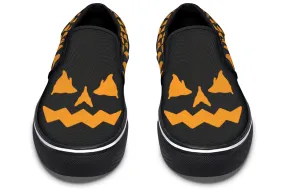 Gold Tone Vital Step Jack O Lantern Slip On Shoes