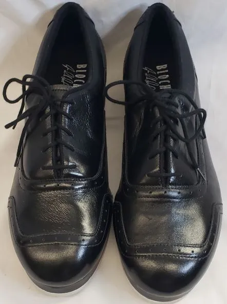 Jason Samuels Smith -- Men's Professional Tap Oxford -- Black Flexible Sole