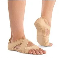 Jayden -- Neoprene Cross Strap -- Tan Metal Edge Stretchable