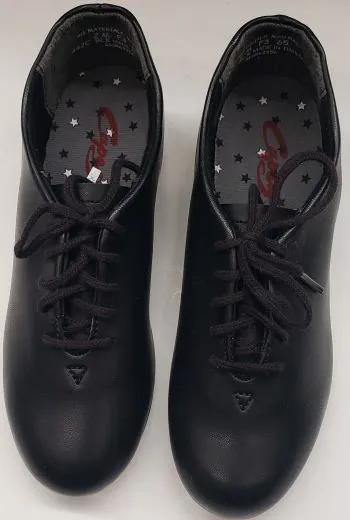 John Jr. II -- Boy's Economy Tap Oxford -- Black Free Pace Mix Hue