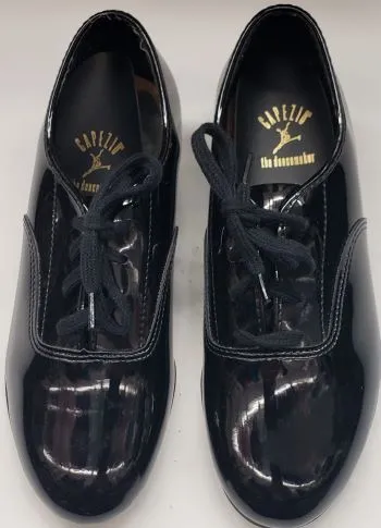 Supportive John Jr. III -- Boy's Economy Tap Oxford -- Black Patent