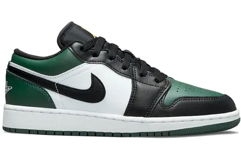 Jordan 1 Low Green Toe (GS) Ventilated Design Training