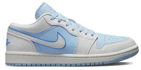 Queen Fit Pool Time Jordan 1 Low SE Reverse Ice Blue (W)