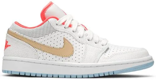 Cushioned Base Busy Professionals Jordan 1 Low SE White Sesame (W)