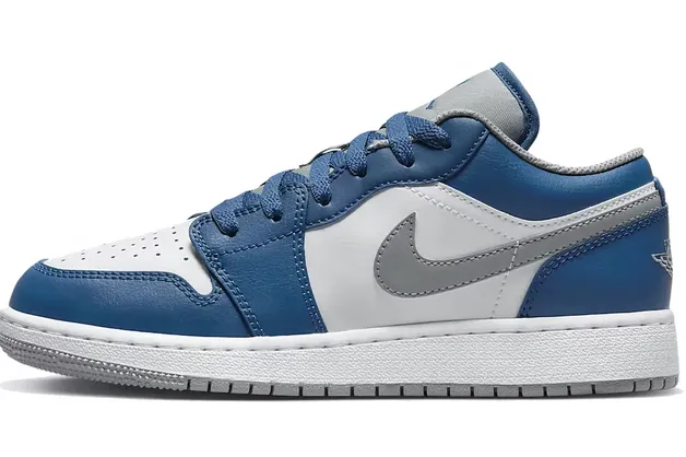 Jordan 1 Low True Blue (GS) Comfort footbed Stride Easy