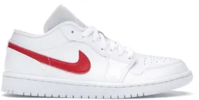 Jordan 1 Low White University Red (Women's) Ventilation holes