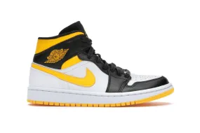 Jordan 1 Mid Laser Orange Black (W) Vintage Mood Fitness