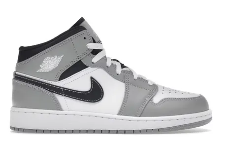 New York City Bright Jordan 1 Mid Light Smoke Grey Anthracite (GS)