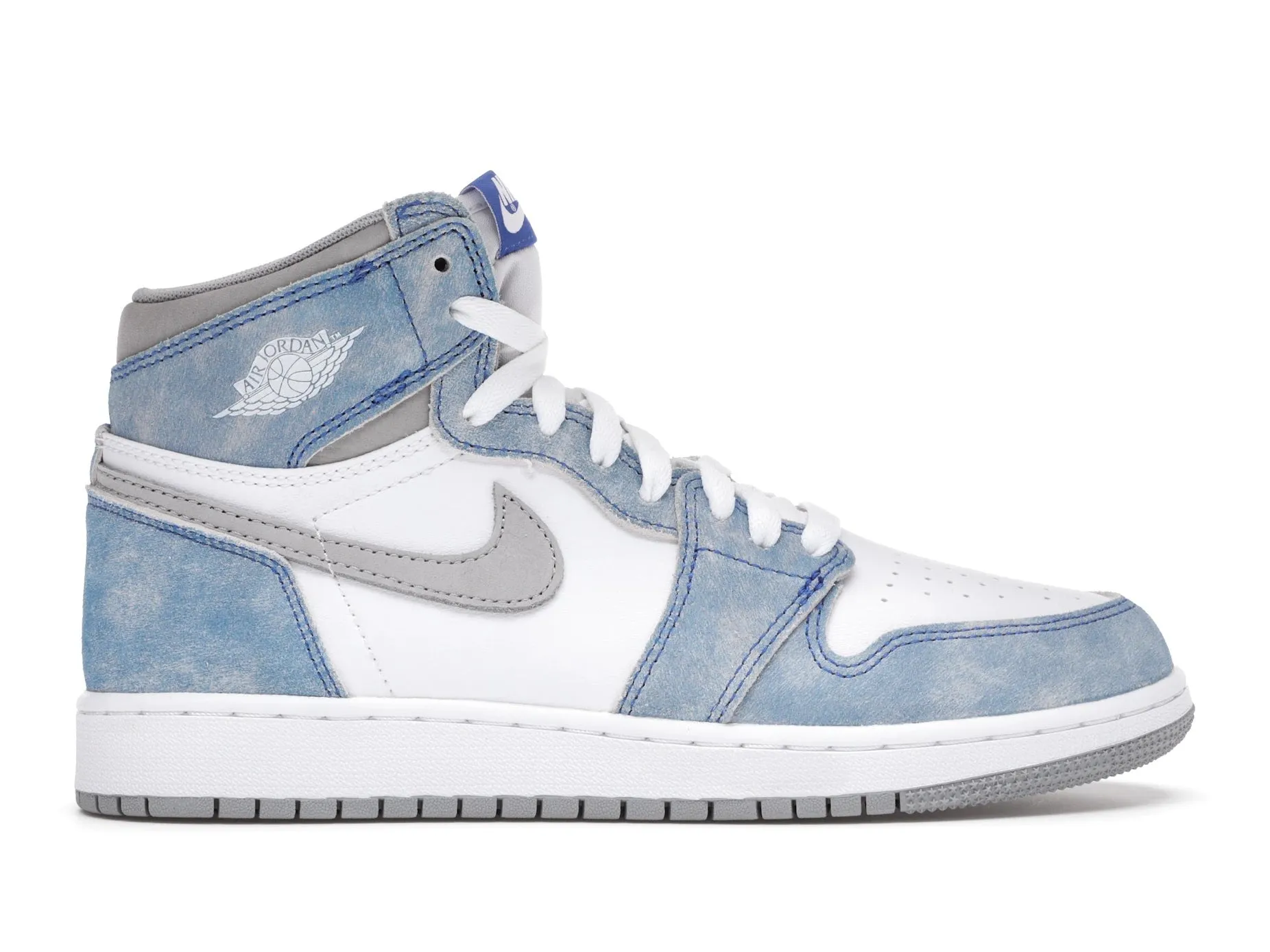 Fashion Edge Swift Path Jordan 1 Retro High Hyper Royal Smoke Grey (GS)