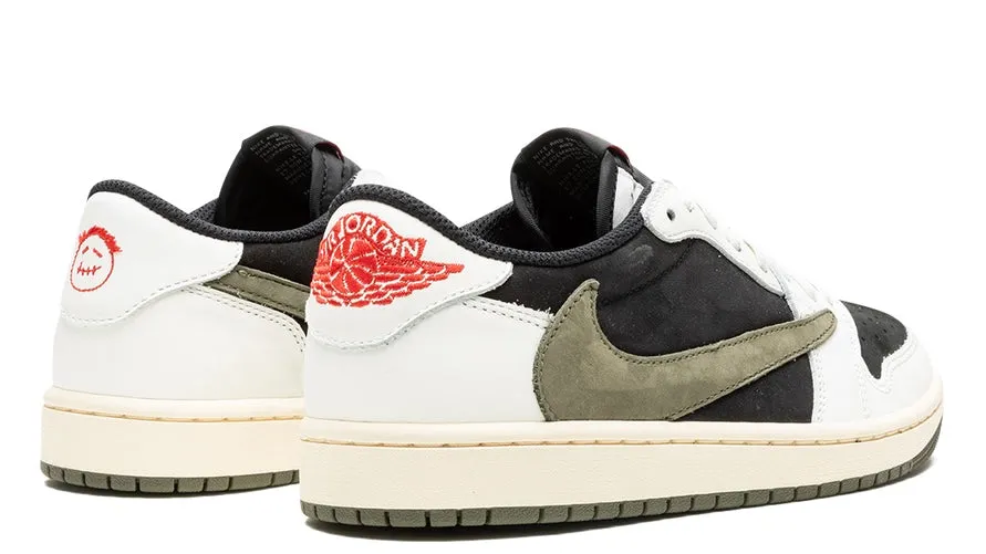 Jordan 1 Retro Low OG SP Travis Scott Olive (Unisex) Retro Mood Breathable Daily Walk