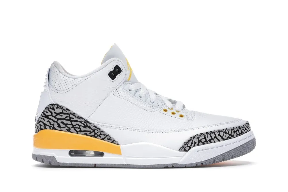Jordan 3 Retro Laser Orange (W) Pastel tone Suede Soft