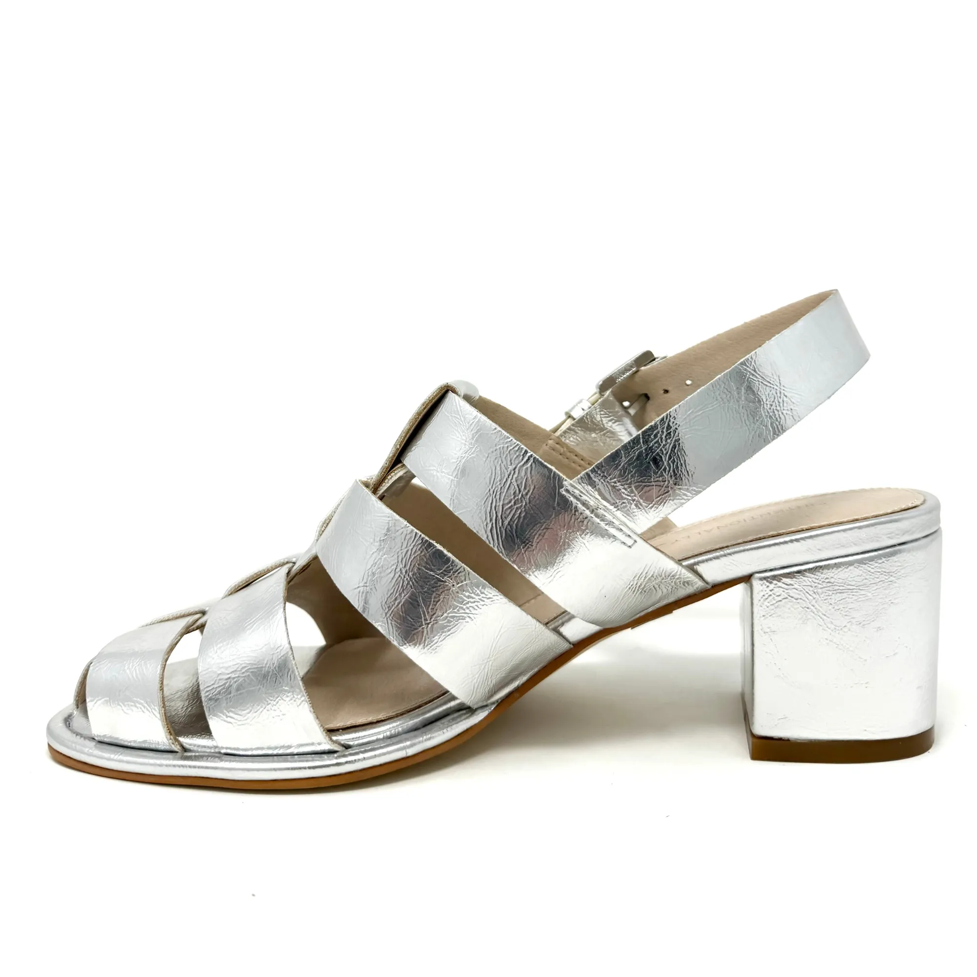 Wedding Party Shoes July Sandal in Mercury from Intentionally Blank