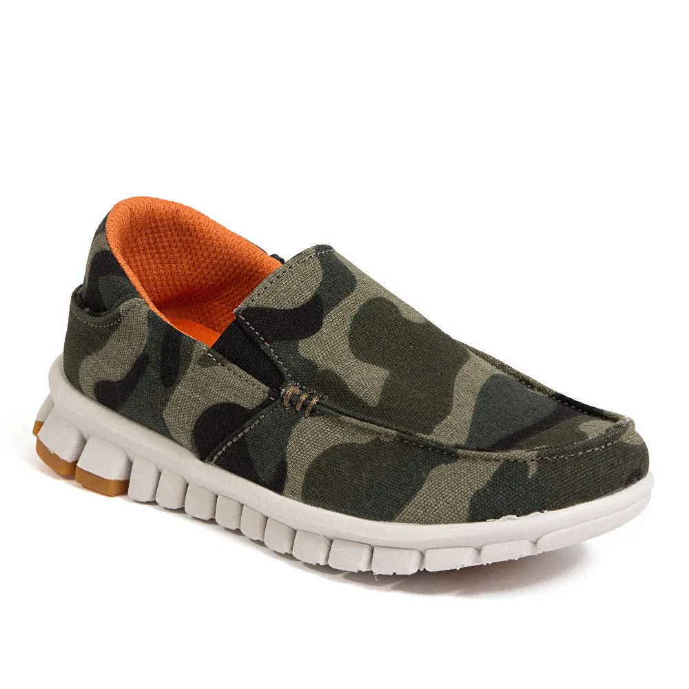 Spring Style Drive Mode Kids' Melvin Jr. in Green/Orange Camo