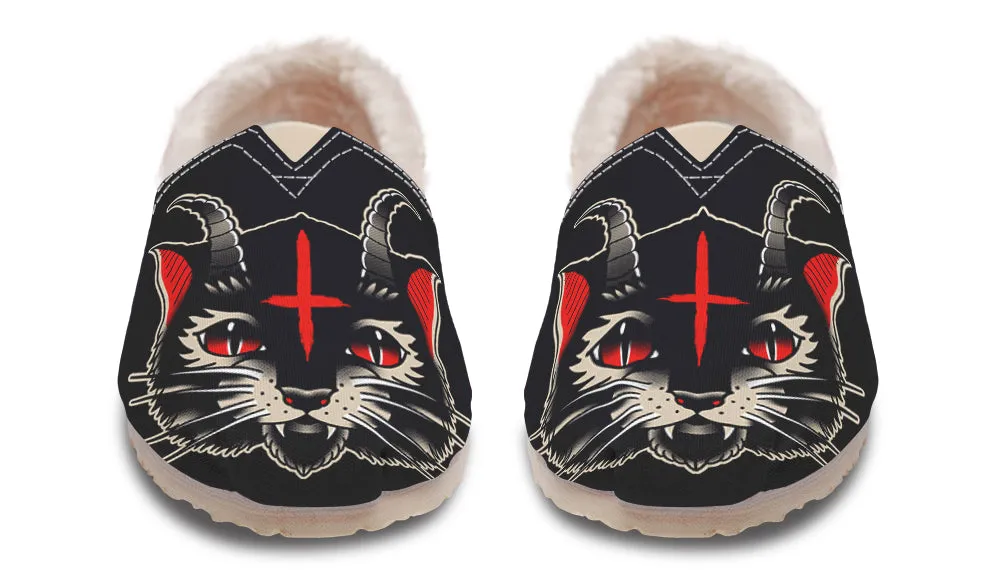 Cat Demon Winter Casual Shoes Comfort toe