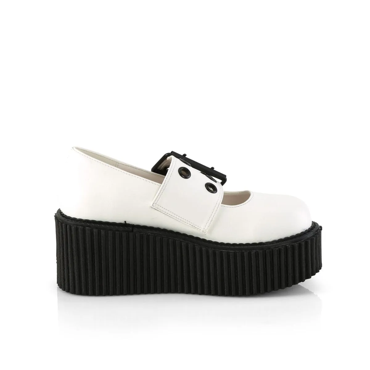 Shine Tone CREEPER-230 White Vegan Leather