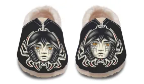 Traditional Spider Girl Head Winter Casual Shoes Year long