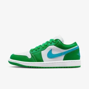 Perforated Tongue Design Soft Zone (Women's) Air Jordan 1 Low 'Lucky Green' (2023) DC0774-304