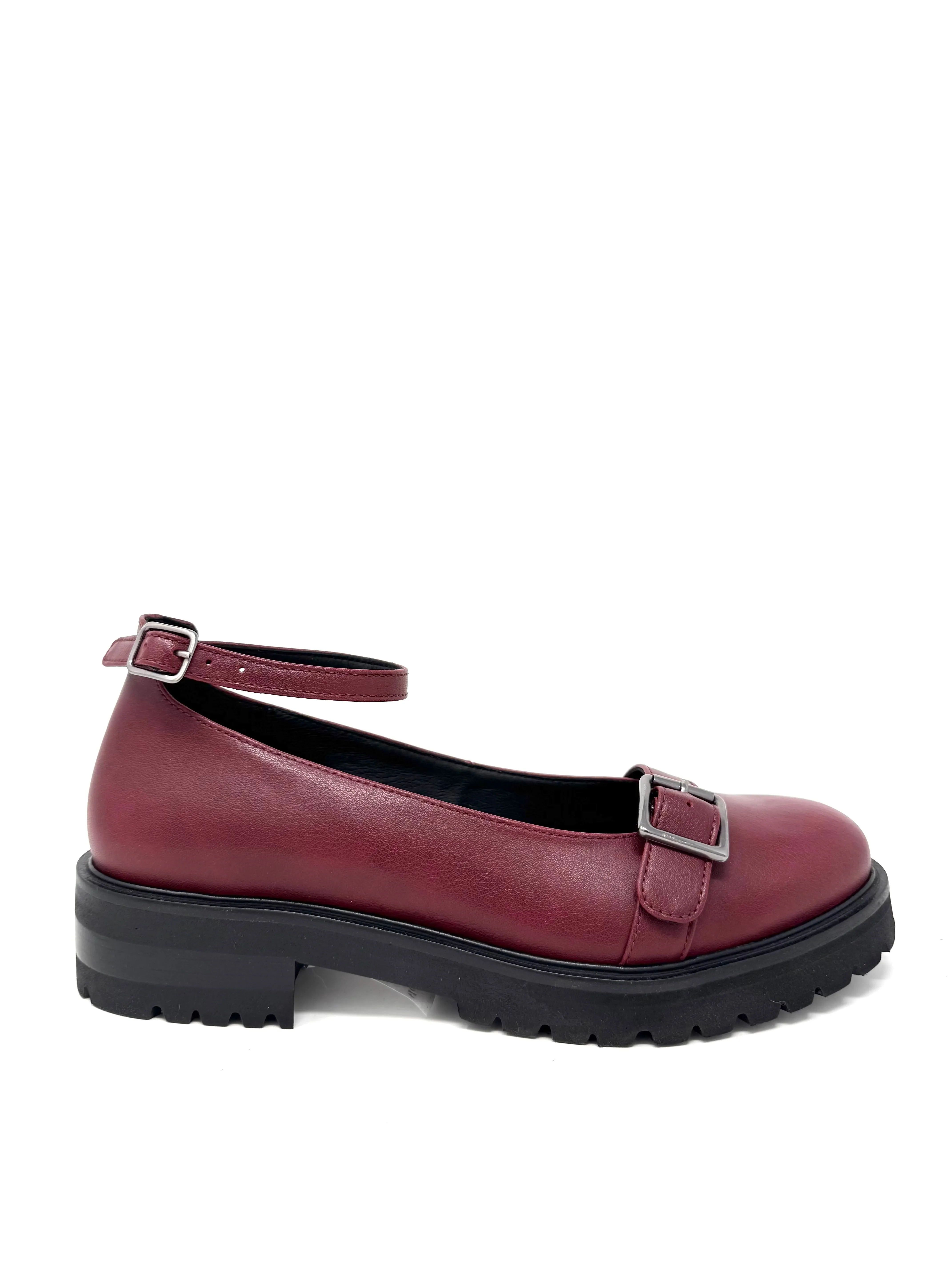 New York Star Edge Lexie Mary Jane in Bordeaux from Novacas